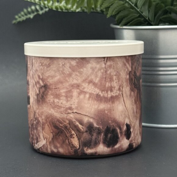 BBW Pink Lavender & Espresso White Barn Bath & Body Works 3 Wick Candle - Picture 2 of 10